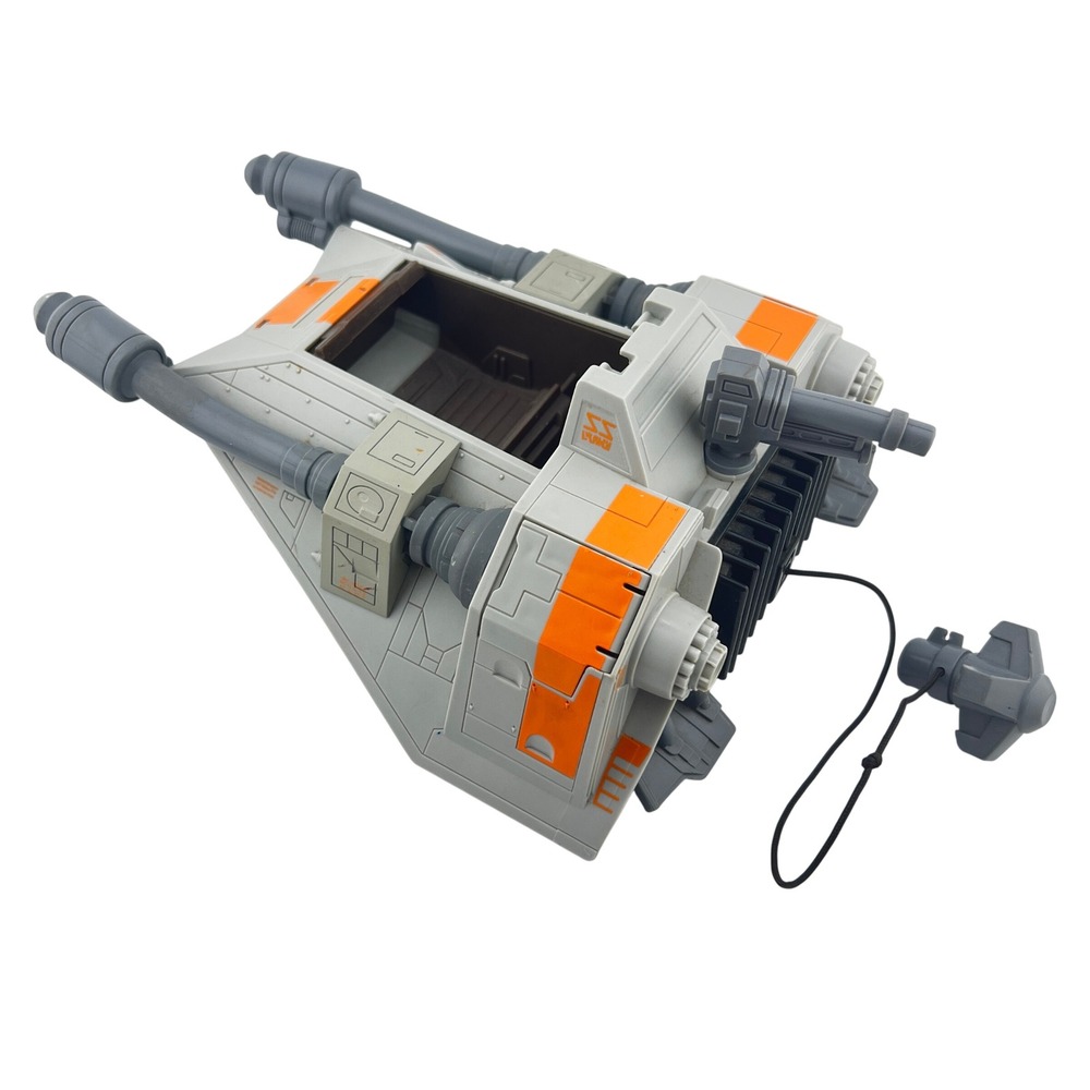 Star Wars Galactic Hero Snowspeeder C-082A 2009 Hoth Vehicle Hasbro INCOMPLETE